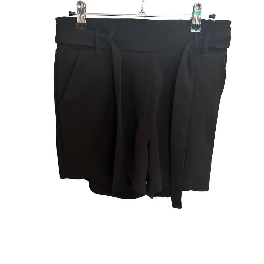Maurice's Black Shorts High waisted‎ Belted Paperbag Size Small
